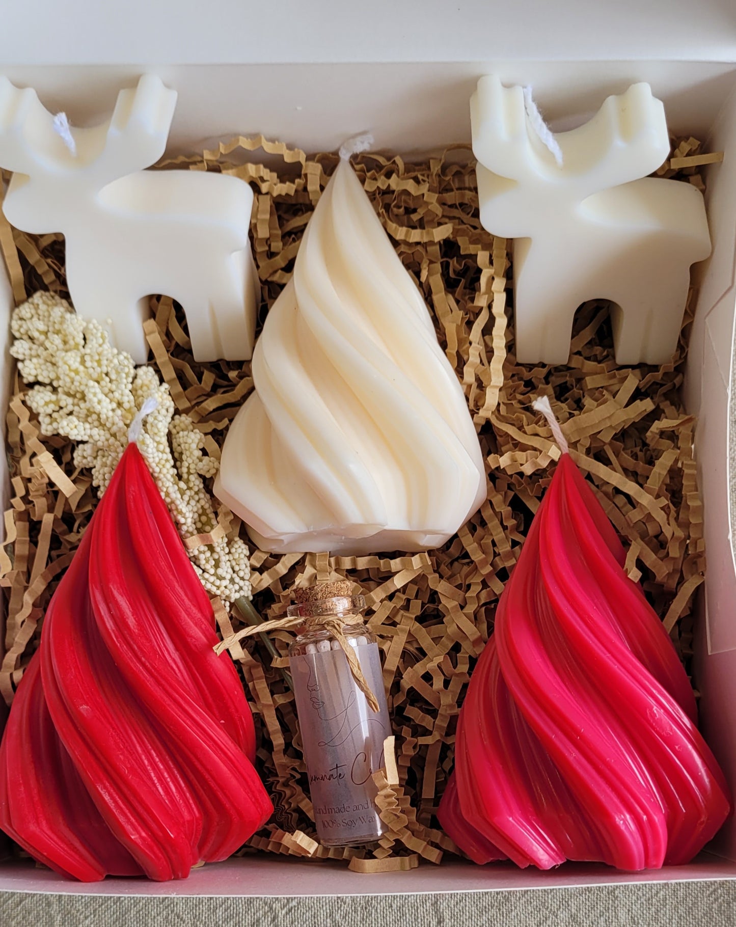 Geo Christmas tree gift box