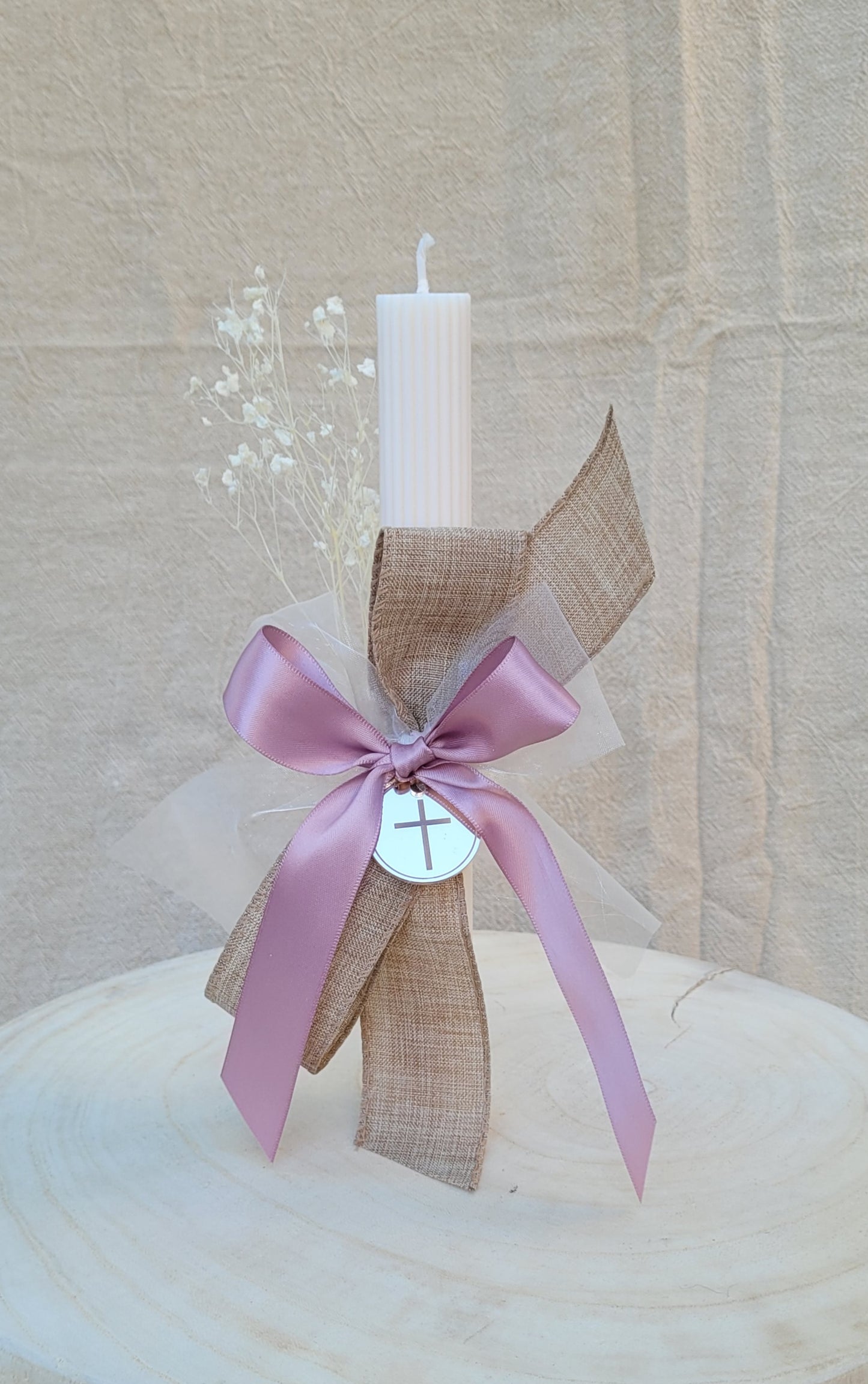 Palm Sunday Colomn Candle