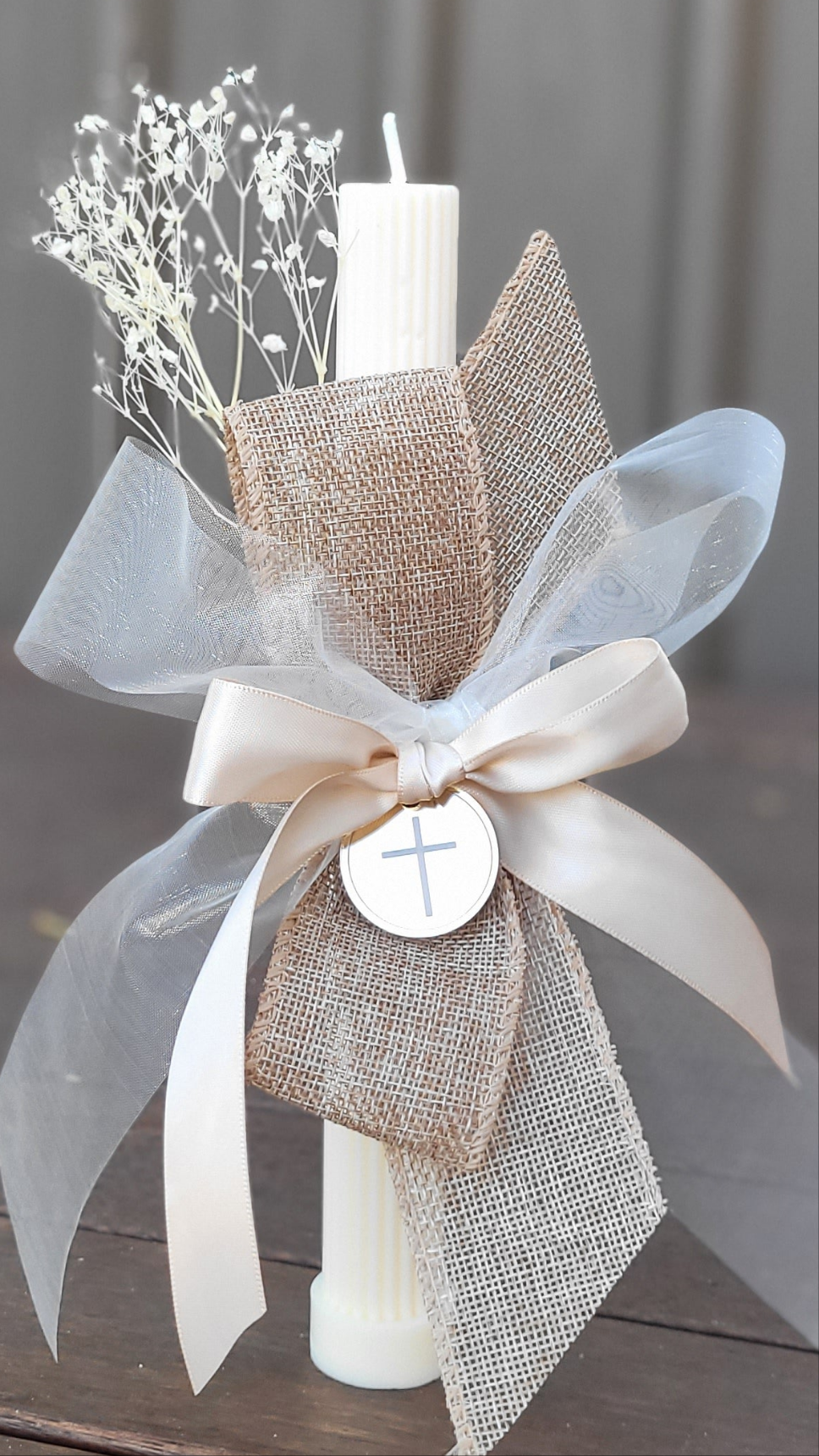 Palm Sunday Colomn Candle