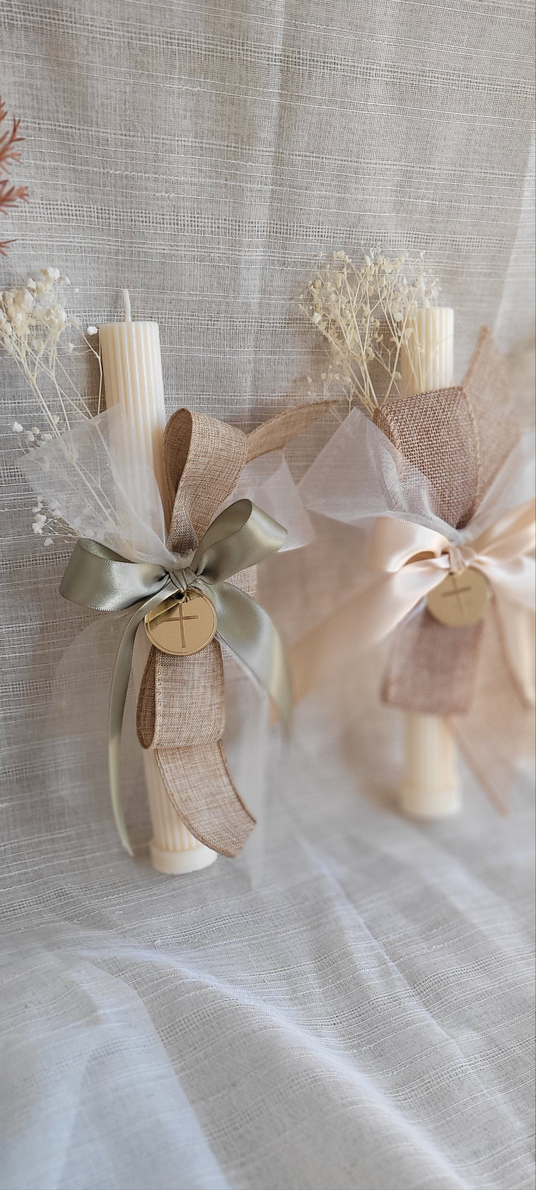 Palm Sunday Colomn Candle