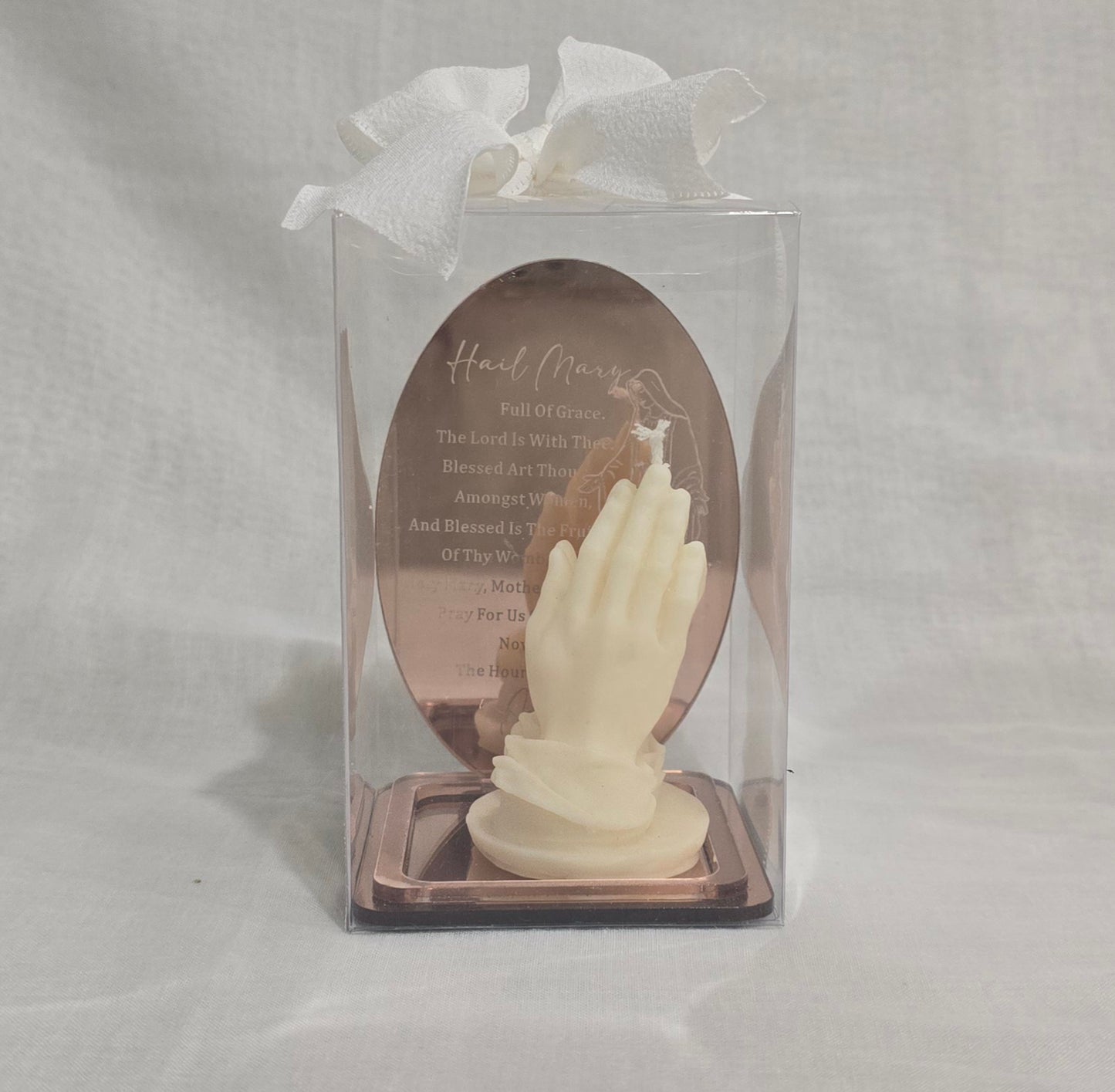 Hands of Grace – Hail Mary Candle Set