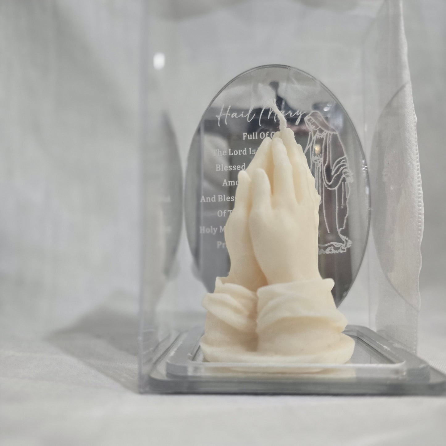 Hands of Grace – Hail Mary Candle Set