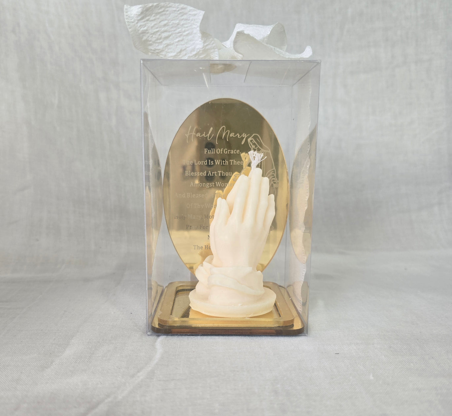 Hands of Grace – Hail Mary Candle Set