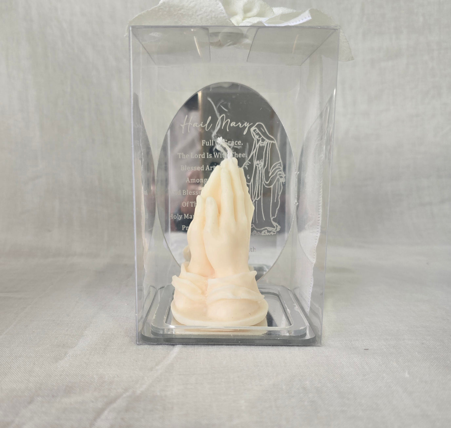 Hands of Grace – Hail Mary Candle Set