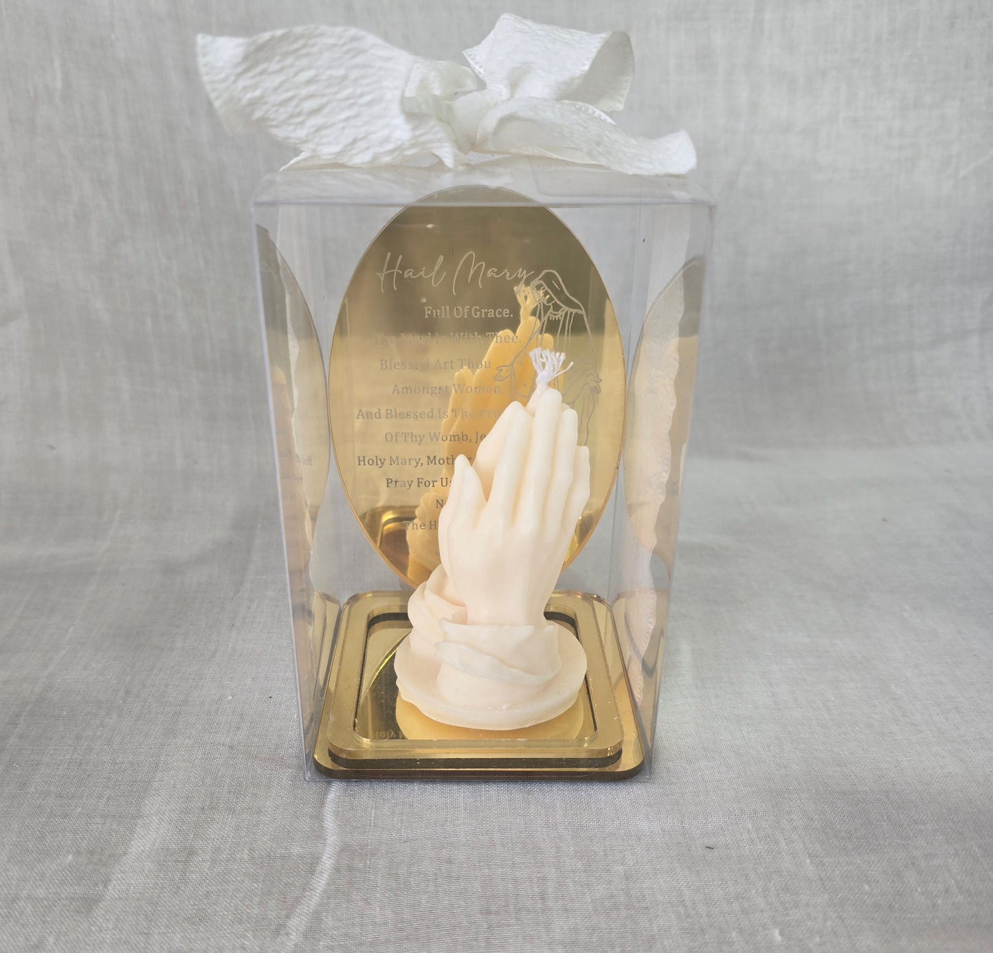 Hands of Grace – Hail Mary Candle Set