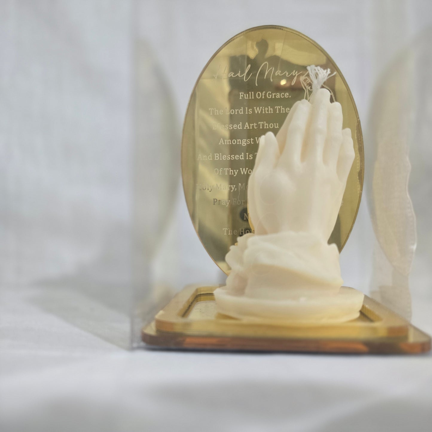 Hands of Grace – Hail Mary Candle Set