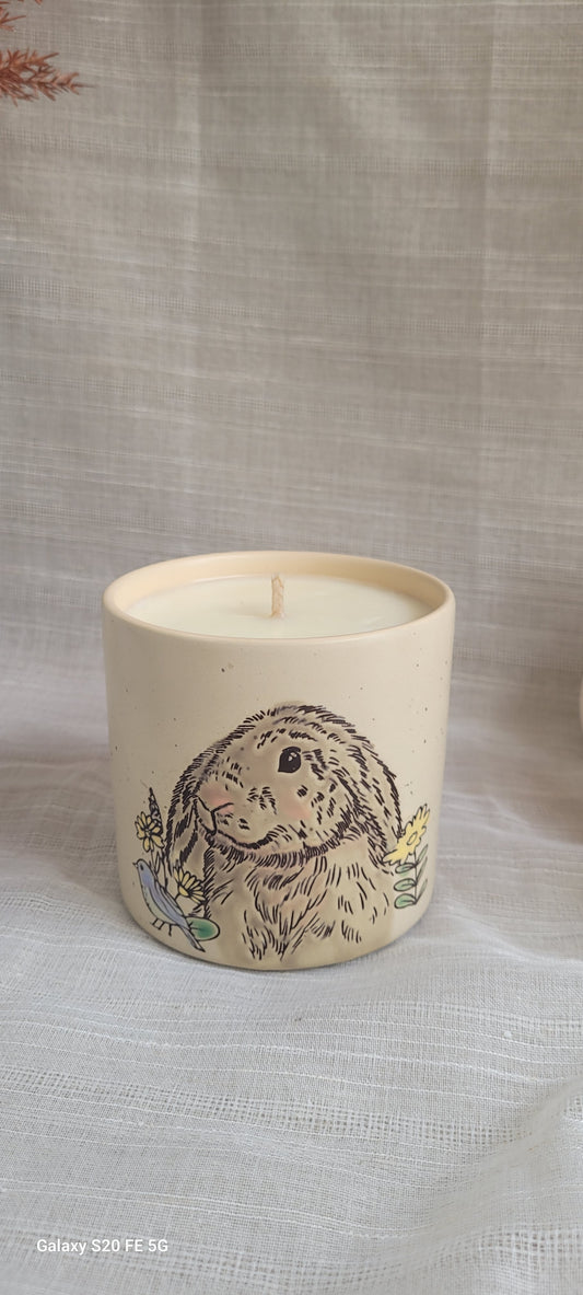Field Bunny Candle