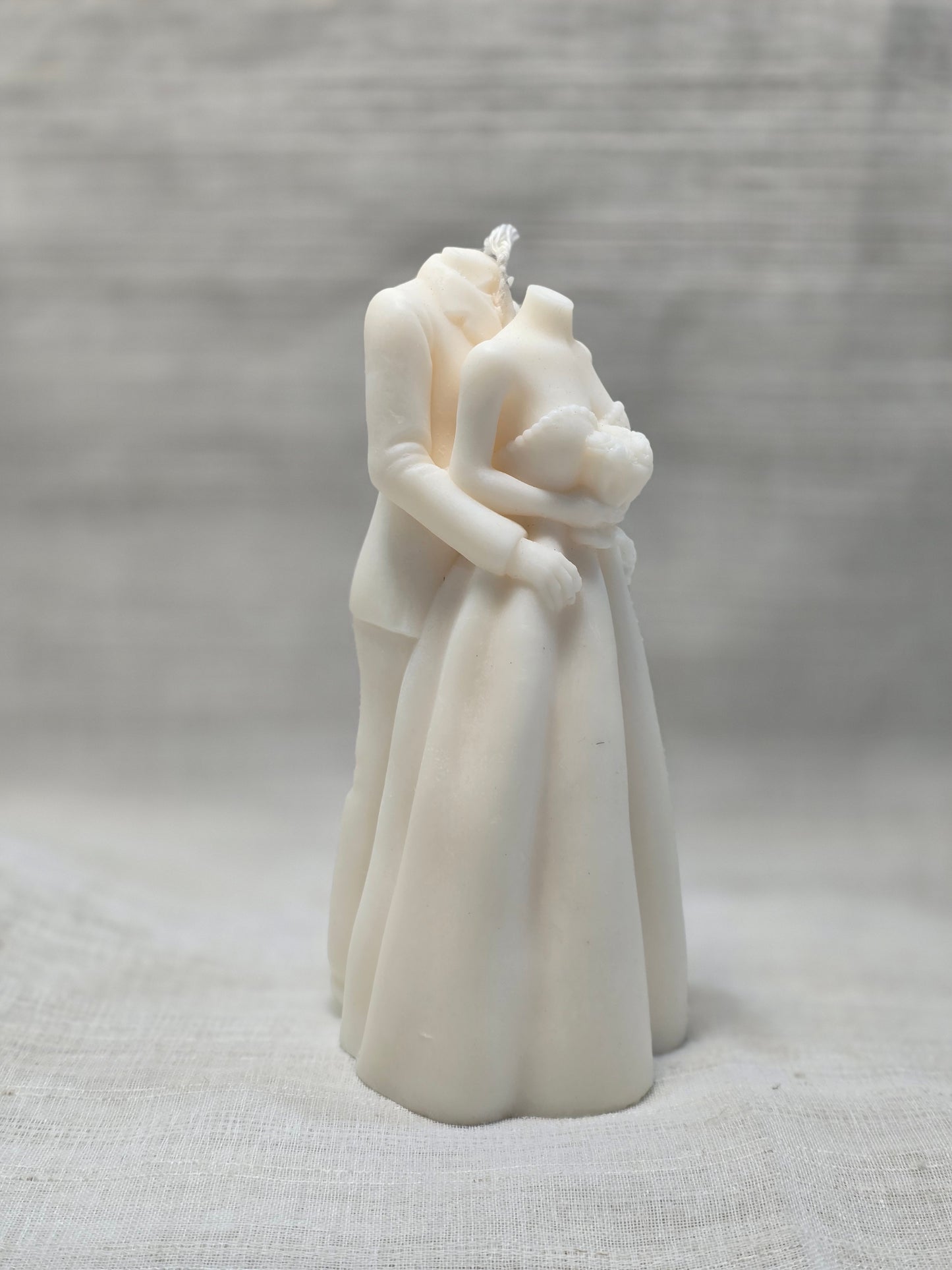 Loving couple candle