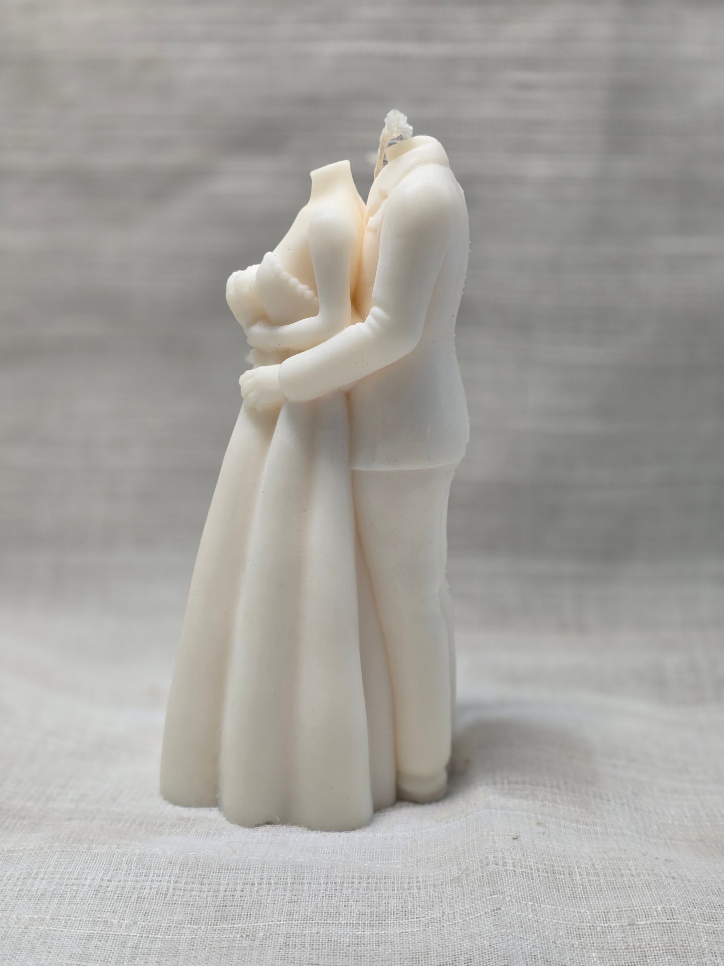 Loving couple candle