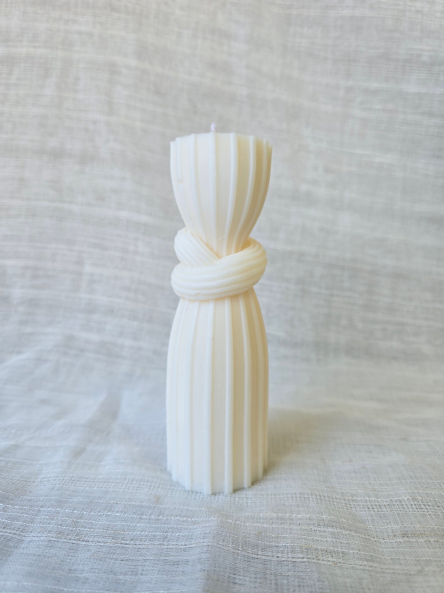 Knotted Pillar Candle