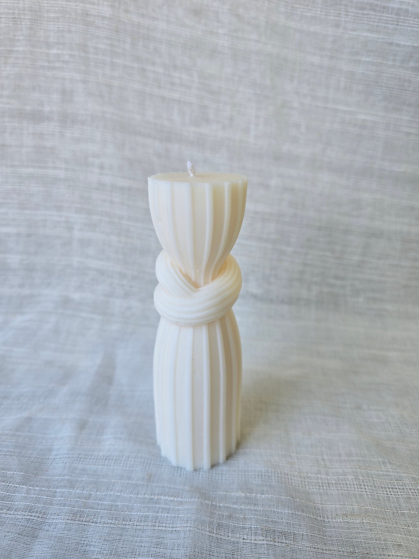 Knotted Pillar Candle