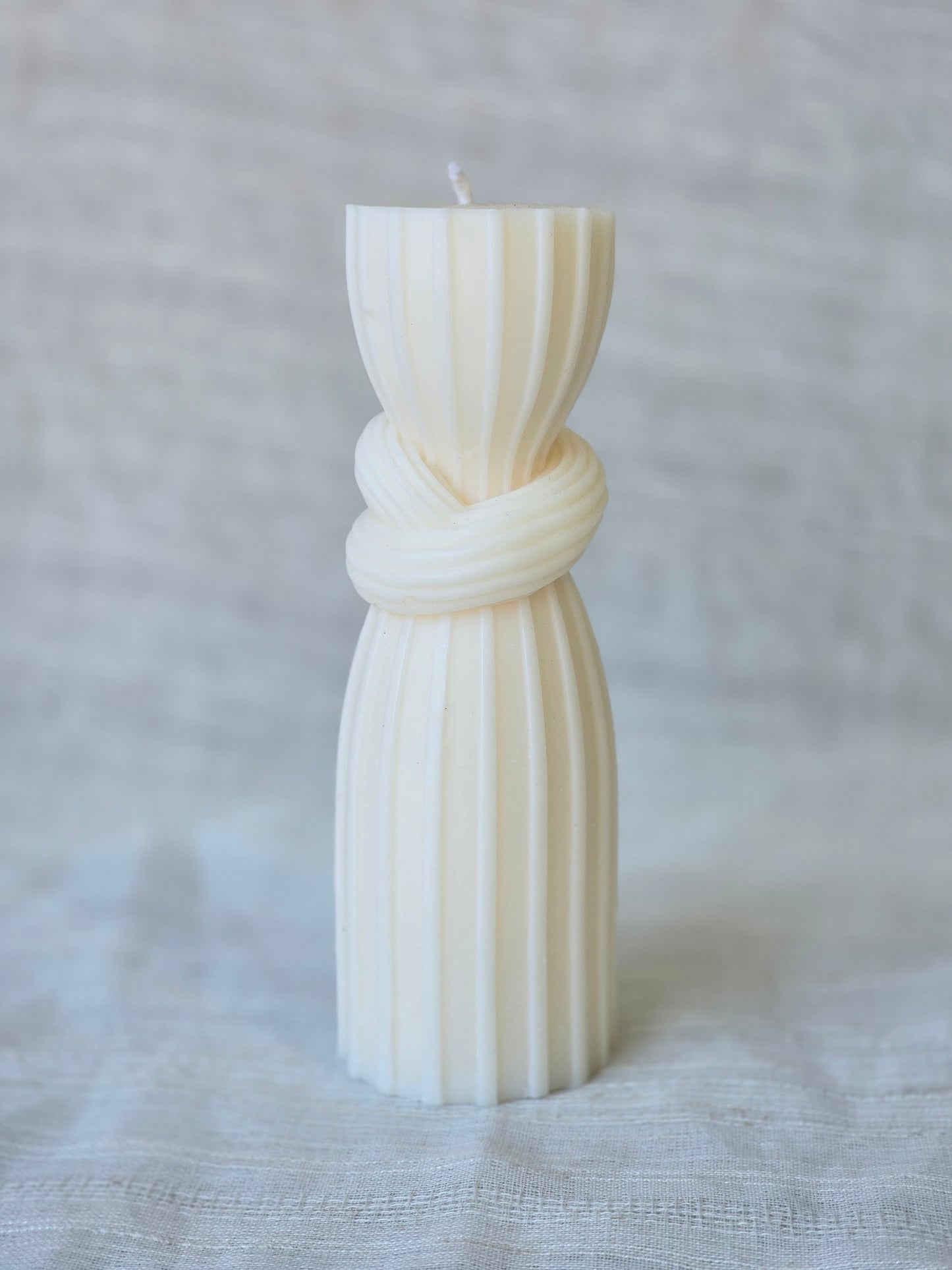 Knotted Pillar Candle