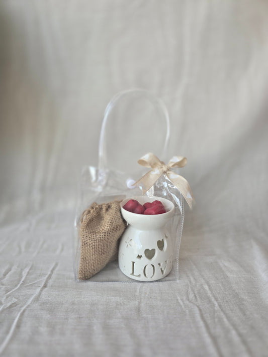 Love & Light wax melter set.