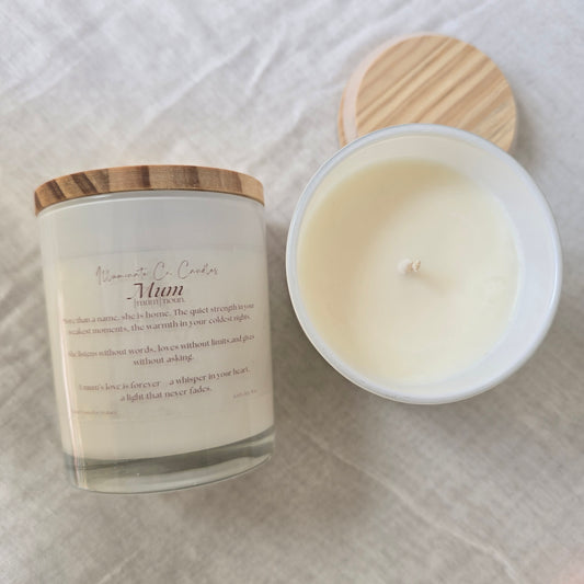 Mum Tribute Candle 250g
