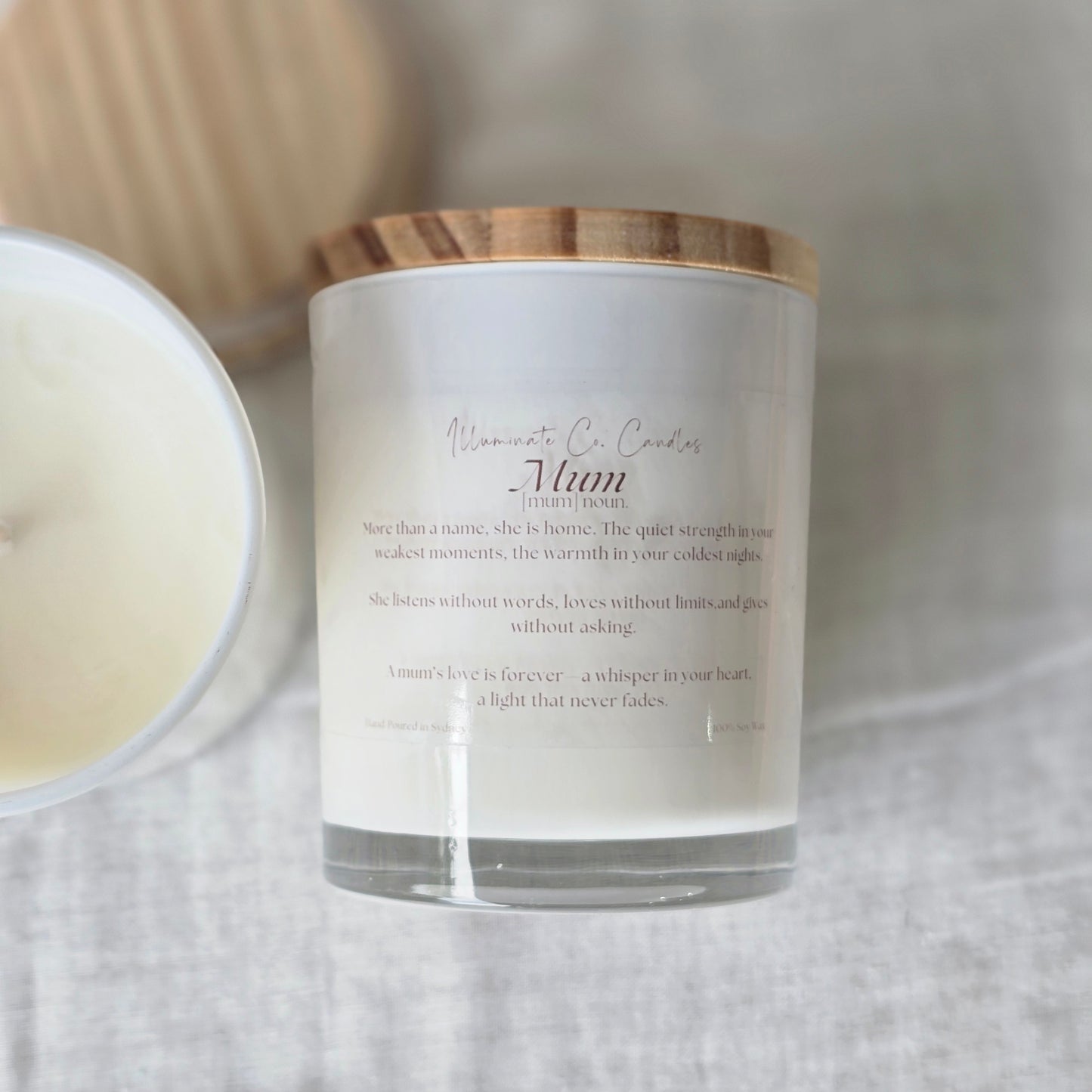 Mum Tribute Candle 250g