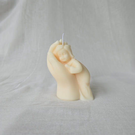 Held in Grace - Hand & Baby Candle