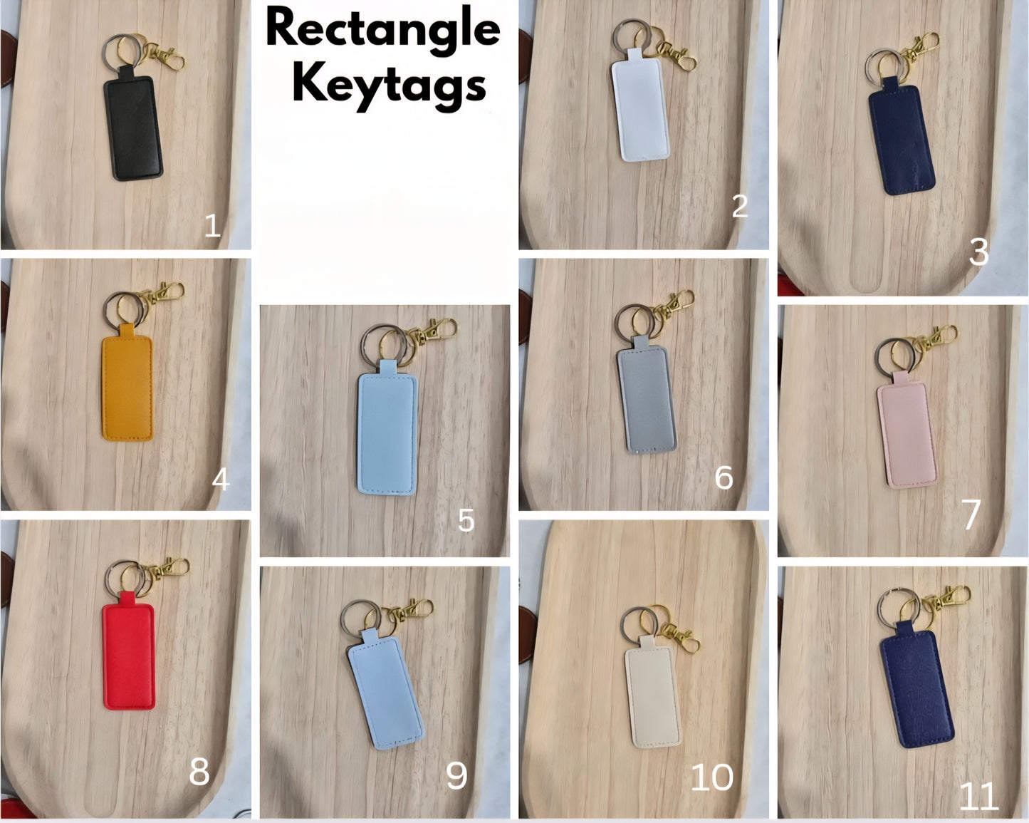 Rectangle Keytags